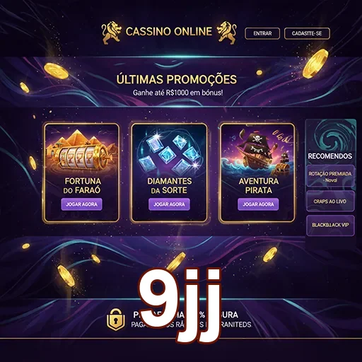 Promoções atraentes do cassino online 9jj com jogos emocionantes.
