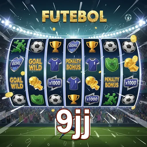 Imagem de um jogo de slot de futebol no site 9jj, destacando suas emocionantes características.