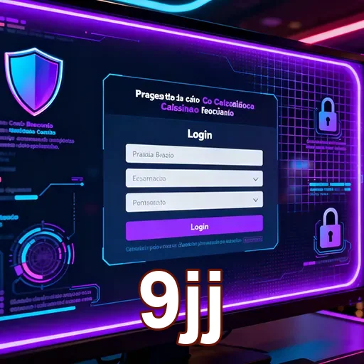 Tela de login do 9jj, mostrando serviços VIP disponíveis para usuários.
